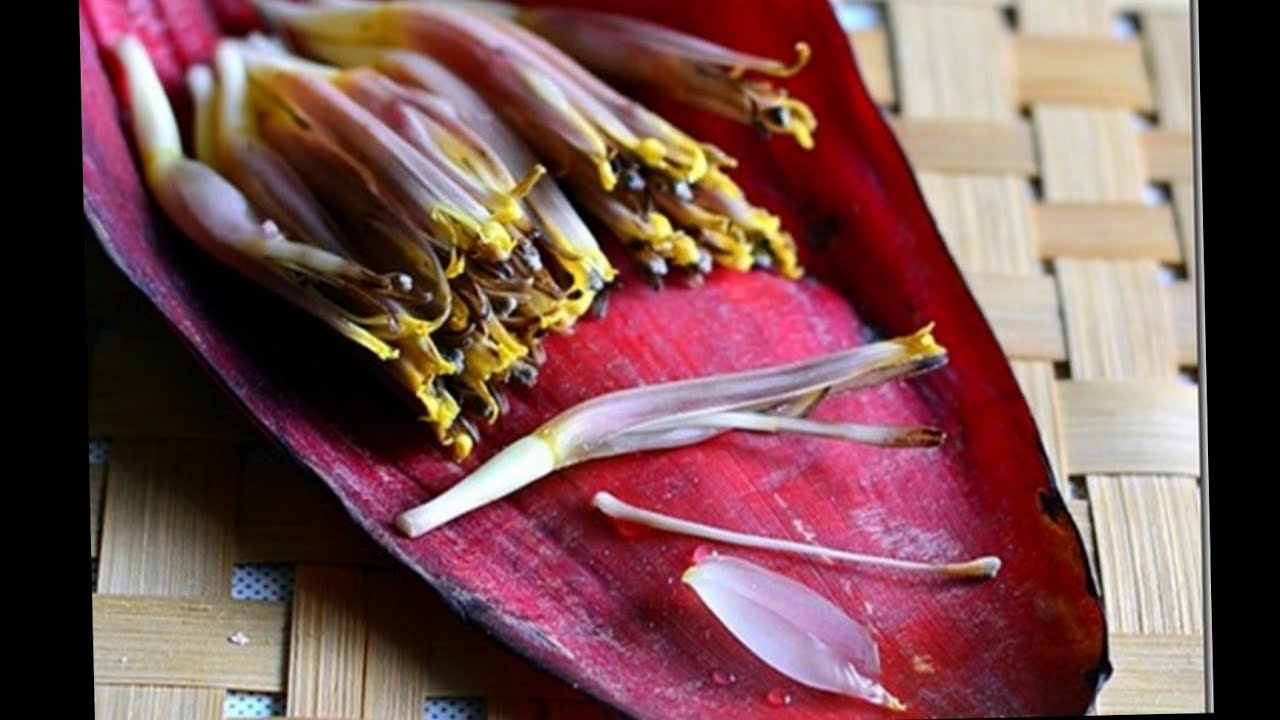 How to clean banana flower for cookingplantain flowerBanana flower
