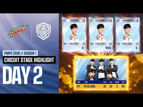 FN 3성 강화 l 마운틴듀 PMPS 2026 SEASON 1 CIRCUIT STAGE DAY 2 하이라이트 l 배틀그라운드 모바일