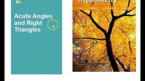 Ch. 2.5 Further Applications of Right Triangles