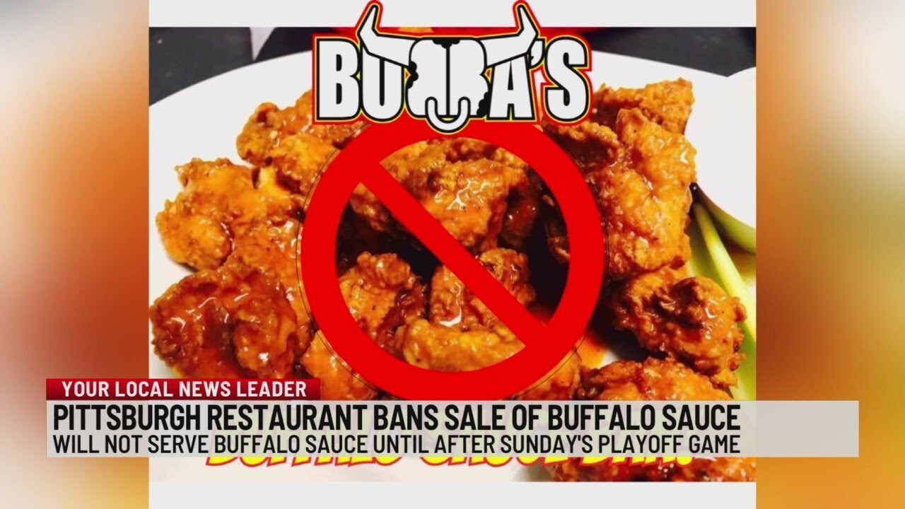 Pittsburgh restaurants boycotting "Buffalo" foods ahead of Bills-Steelers