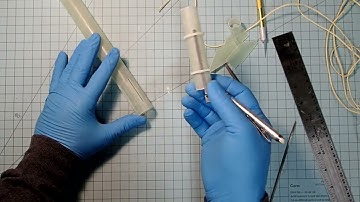 Mach1 "Patriot BT50" model rocket assembly