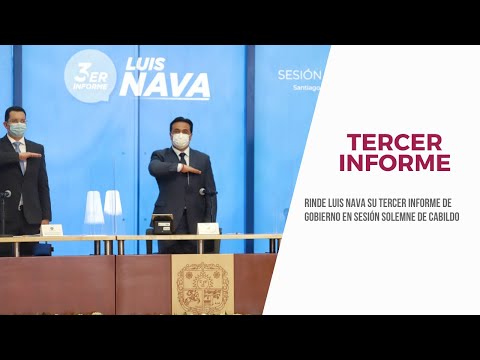 Tercer informe de Luis Nava