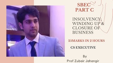 Part C SBEC Marathon |25 marks in 2 hours | Setting up of business entities and closure CS Executive