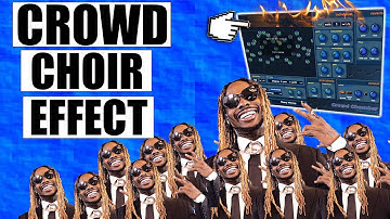 HOW TO GET Crowded VOCALS LIKE ASAKE | crowd vocal effects fl studio