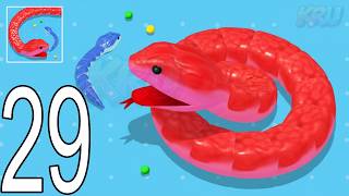 Snake Clash Gameplay Walkthrough Part 29 - Grow BIG &amp; Dominate (iOS &amp; Android)