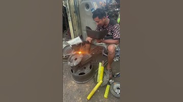 Welding Work... hard working men... #shorts  #howto #handmade