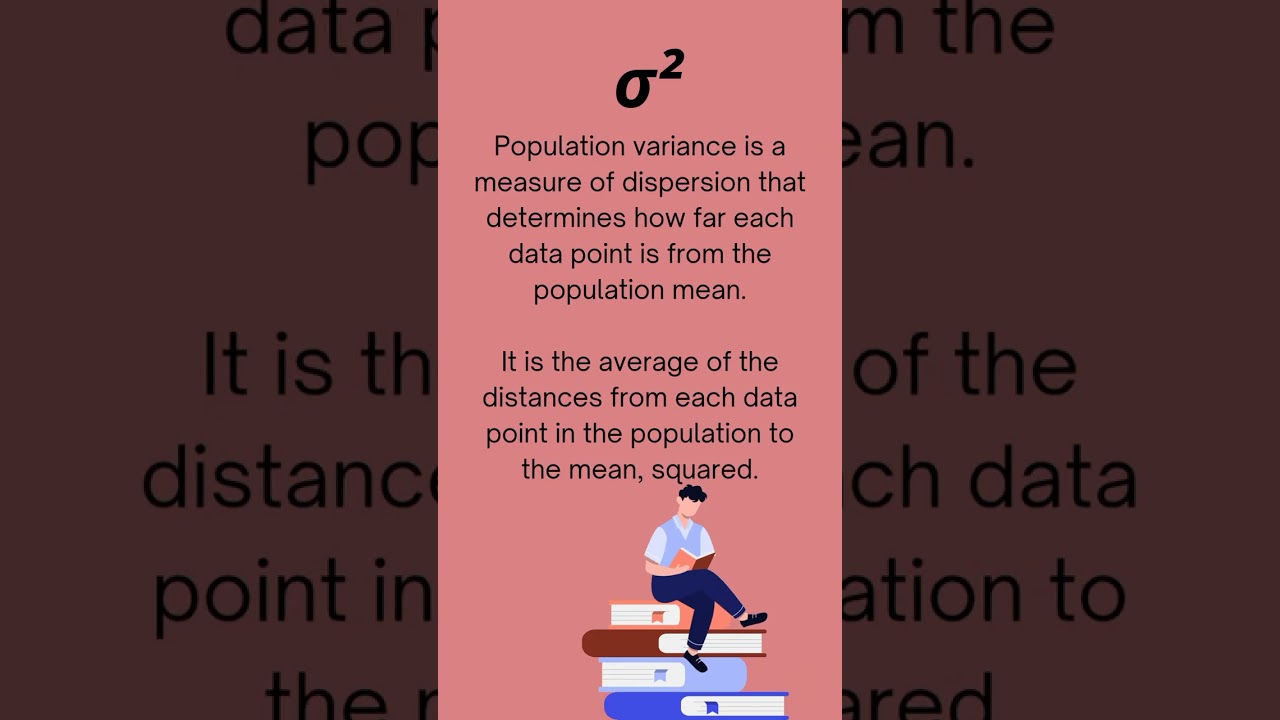 Population variance in statistics|population variance formula