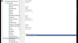 How to add,subtract,multiply and divide in Python