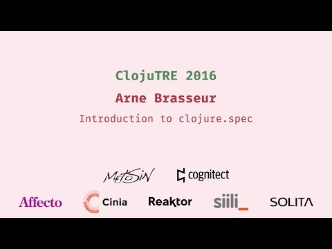 Introduction to clojure.spec