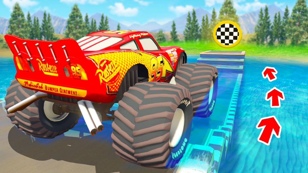 КАК ДАЛЕКО МОЛНИЯ МАКВИН СМОЖЕТ ПРОЕХАТЬ ПОД ВОДОЙ? - ЭКСПЕРИМЕНТ В ГТА ...