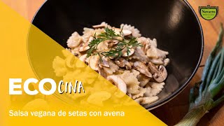 Salsa de setas vegana | EcoCina de Herbolario Navarro