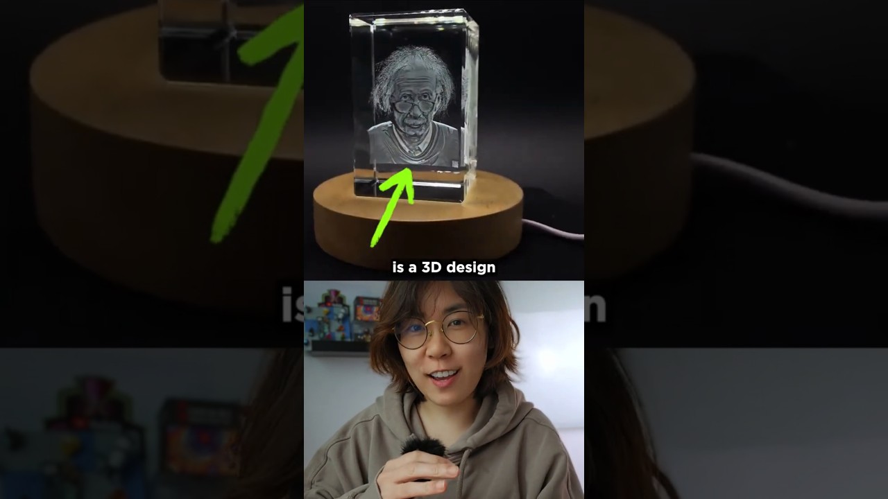 Wait... How Did They Engrave Inside A Crystal? #shorts