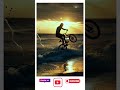 Seaside Wheelie Legend 🌊🚴🔥 | 8K Cinematic Action Shot