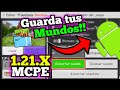✅ Como GUARDAR tus MUNDOS de MCPE 26.X | RESPALDA Tus MUNDOS desde el mismo MINECRAFT PE