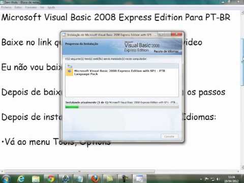 Como traduzir Visual Basic 2008 Express Edition