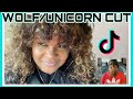 UNICORN/WOLF CUT TUTORIAL ON CURLY HAIR| HOW TO CUT LAYERS IN NATURAL HAIR|all things arrie