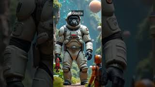 Astro Safari in Zero Gravity  #animalfusion #fusion #fusionshorts #hybrid Wealth