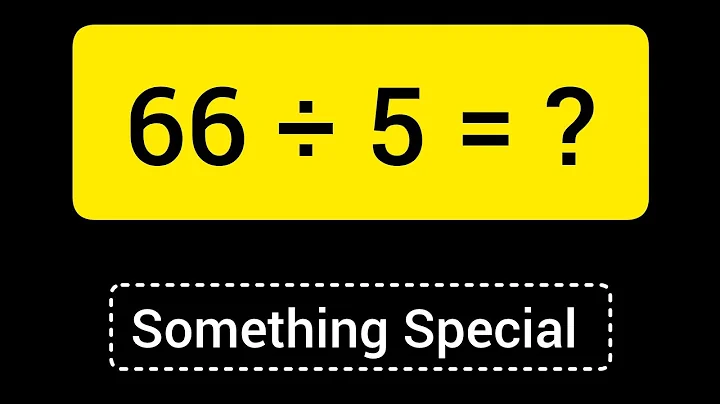 66 Divided by 5 ||66 ÷ 5 ||Long Division with One digit Divisor ||Quotient, Remainder ,Dividend