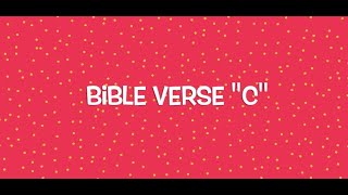 Bible verse for the Letter C