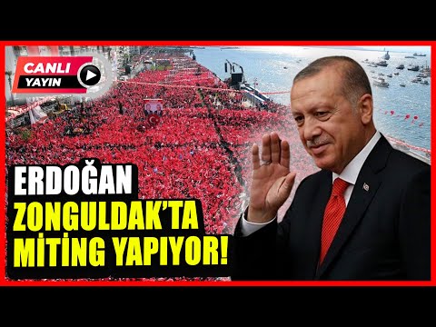 Cumhurbaşkanı Erdoğan, Zonguldak'ta miting yapıyor! #Erdoğan #Canlı