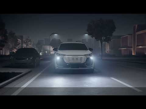 Audi Q6 e-tron – Digital OLED rear lights – Animation