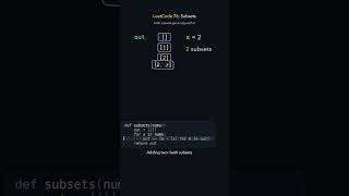 Details LeetCode 78. Subsets Guide