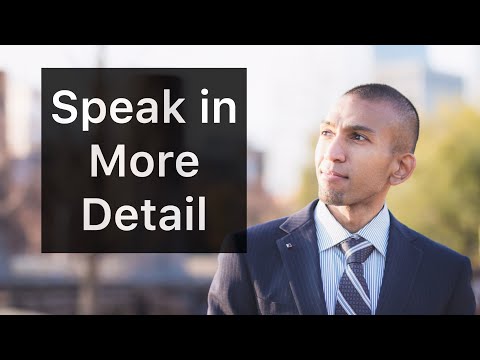 How to Give More Detail | Speak Like David | English Fluency Tips