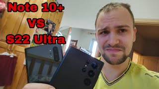 Samsung galaxy s22 ultra vs note 10 plus snapdragon