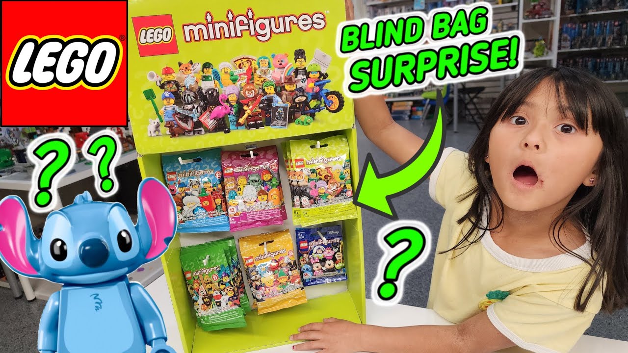 SURPRISING ARI WITH 22 LEGO MINIFIGURE SERIES BLIND BAGS! - YouTube