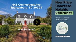 4 Bedroom Home in Spartanburg SC 29302 | Converse Heights | 3,800+ Sq Ft + Price Improvement
