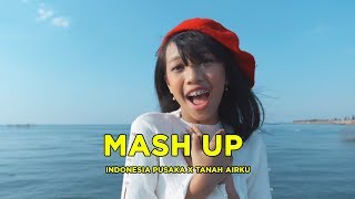 MASH UP INDONESIA PUSAKA X TANAH AIRKU | MANDA & NAYLA ( FEAT. TITO & VINNA )