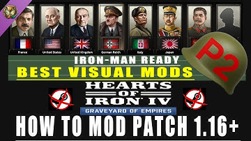 Hearts of Iron IV, NO STEAM, FREE VISUAL MODS, HOW TO MOD, P2 #hoi4 #how #2025