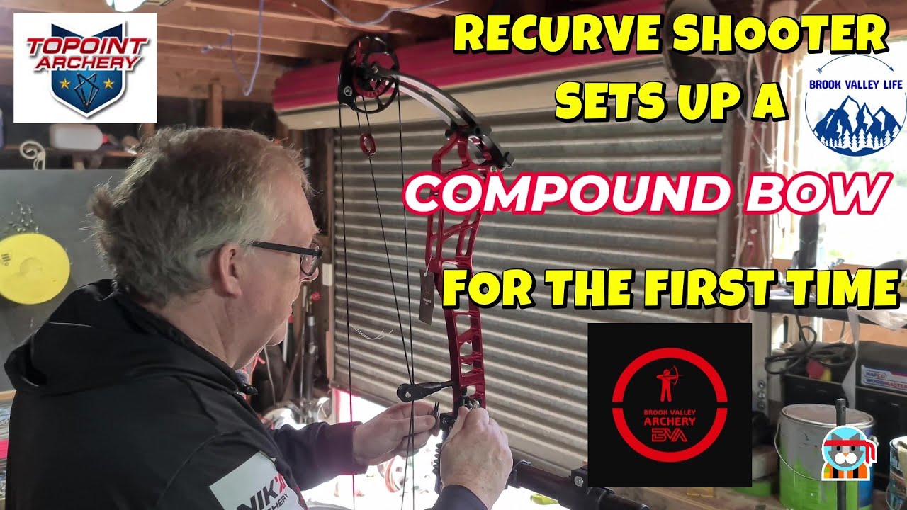 First Time Setting Up a Compound Bow – Recurve Shooter Tries Target Compound Bow Setup