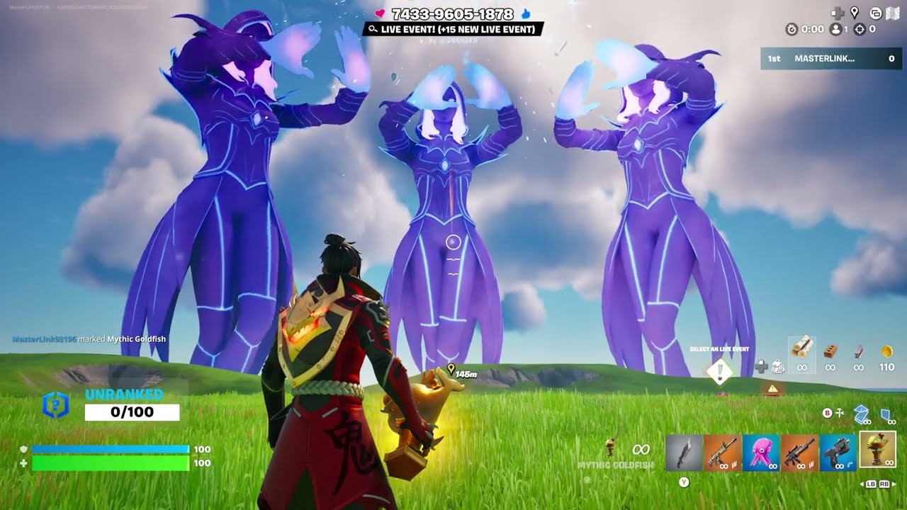 1st Fortnite Live Events Video On Youtube!