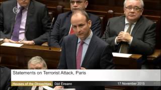 We cannot allow ourselves to play into ISIS agenda - Micheál Martin TD.
