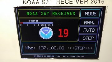 Video 22. NOAA SAT RECEIVER -Color Display-