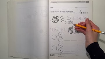 Eureka Math Grade 1 Module 1 Lesson 20 Homework | #mathwithaubrey #answers