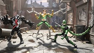 TRIPLE Threat! Venom! Scorpion! Doc Ock! Marvel Galaxy Version Spider-Man Series 5 Blokees Chefatron
