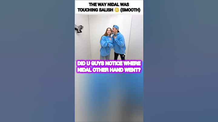 The WAY Nidal Wonder was TOUCHING Salish Matter?😳#nalish #shorts #trending #viral #funny #shortvideo