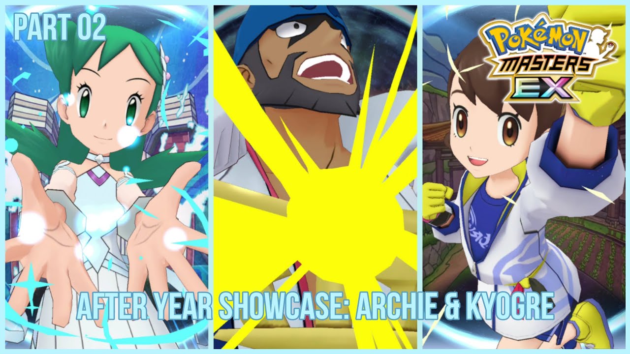 Best Optimal Team Comp For Archie & Kyogre VS Water Weak MM After Year Showcase | Pokémon Masters EX
