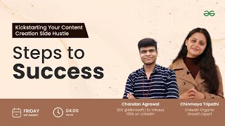 Kickstarting your Content Creation Side Hustle | Steps to Success