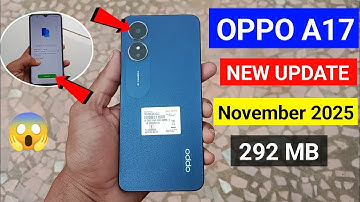 Oppo a17 mobile new update Android 12 | How to update oppo a17 | Oppo a17 update