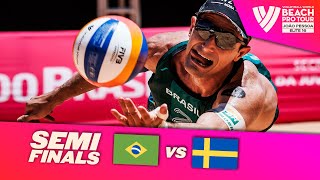 George/Andre vs. Åhman/Hellvig - Semi Finals Highlights | João Pessoa 2023 #BeachProTour