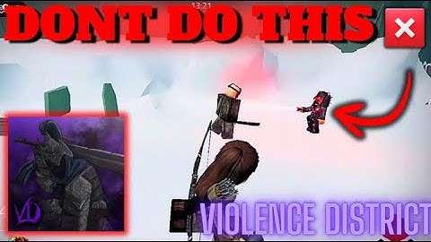 10 Tips On How To Become A PRO At Looping In Violence District | Violence District Roblox |