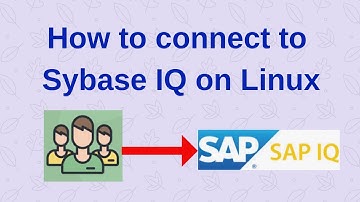 How to connect to Sybase IQ Server on Linux