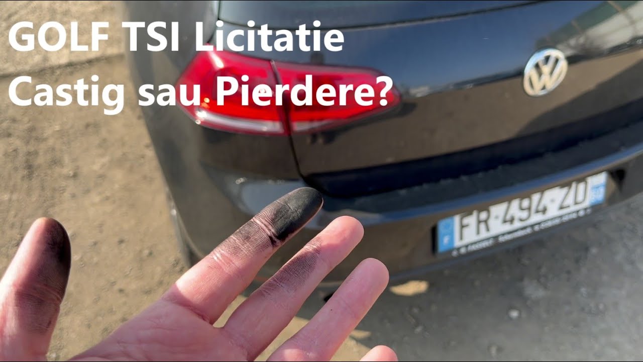 Viata de samsar auto. VW GOLF 7 TSI DSG de pe licitatii. Castig sau pierdere?