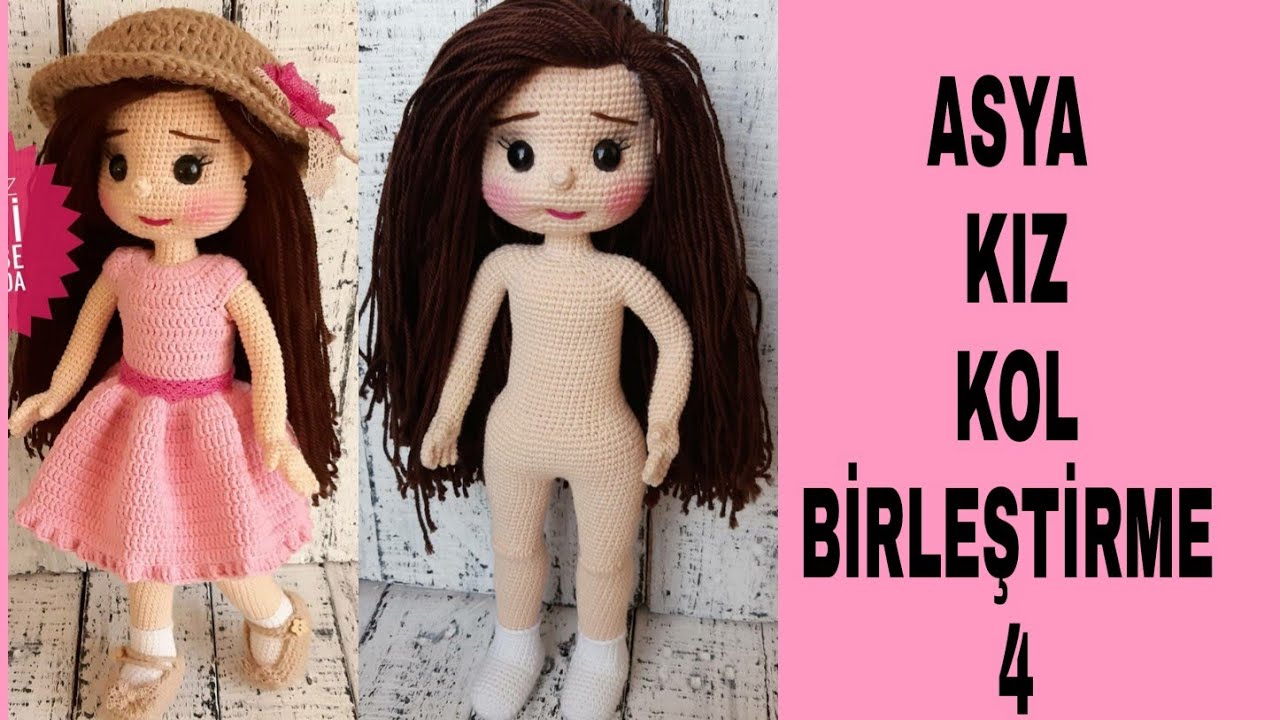 4💜ASYAM  KOL BİRLEŞTİRME #asyakiz #amigurumibebek