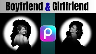 Couple Photo Editing Tutorial in PicsArt. Husband and wife Photo Editing Idea. #picsart