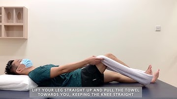 Hamstring Stretch with Towel