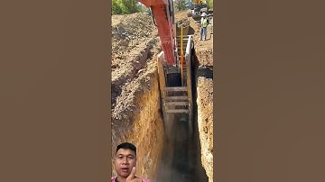 Biện pháp thi công cống thoát nước rất là an toàn và hiệu quả. Thật tuyệt vời. #construction #shorts